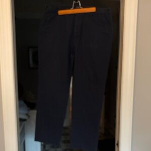 J. CREW "The Bleeker" Men's Navy Khaki Pants. 38x32.
